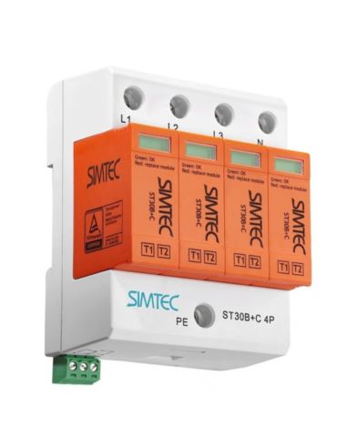 Ogranicznik przepięć ST30B+C Typ 1+2 4P 30kA