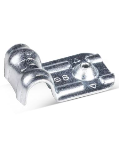 Uchwyt stal. do kabli pojed. 8mm ocynk op RAWLPLUG