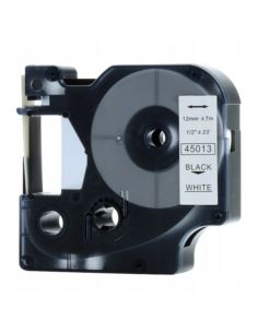 Taśma do drukarki D1 - 12mm x 7m biały zamiennik