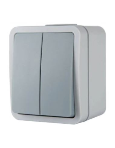 Przycisk podwójny natynkowy IP54