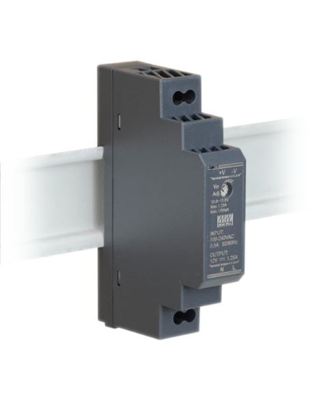 Zasilacz 12V impulsowy HDR-15-12 230VAC/12DC DIN