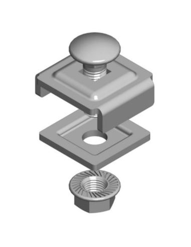 Uchwyt śrubowy USSN/USSO-E stal nierdzewna 1.4301