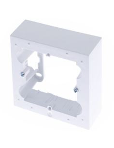 Simon54 Puszka natynkowa pojedyncza biała