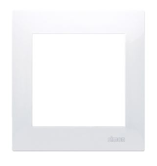 Simon54 Ramka pojedyncza biały 1 pole