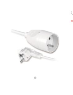 Przedłużacz elektryczny PS-171/5,0m biały 2P+Z 10A