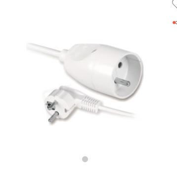 Przedłużacz elektryczny PS-171/5,0m biały 2P+Z 10A