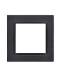 Simon10 Ramka pojedyncza czarny matowy