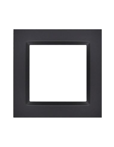 Simon10 Ramka pojedyncza czarny matowy