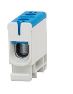 Złączka LZ 2,5mm2-50mm2 niebieska na szynę TH35