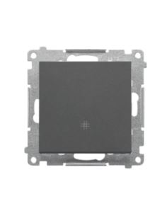 Simon55 łącznik krzyżowy podwójna Grafitowy mat