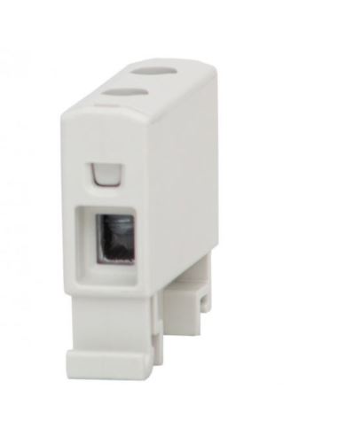 Złączka LZ 1,5mm2-16mm2 szara na szynę TH35