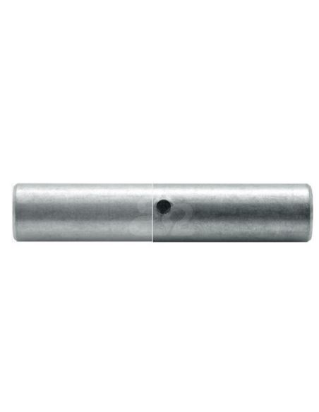 Złączka rurkowa aluminiowa 25mm Z2A25