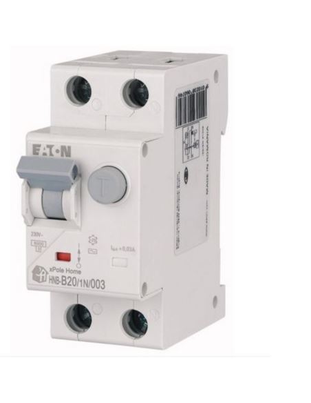 Wyłącznik różnicowoprąd.HNB-B20A/1N 30mA 2P typ AC