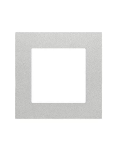 Simon55 Ramka 1-krotna LINE Aluminium mat TR1/143