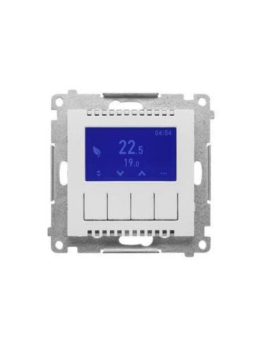 Simon 55 termostat programowalny Jasnoszary mat