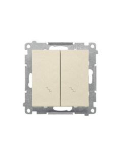 Simon55 łącznik schodowy podwójny Szampański mat