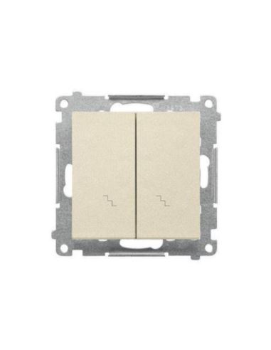 Simon55 łącznik schodowy podwójny Szampański mat