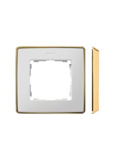 Simon Detail 82 Ramka poj.-met. podst. złota