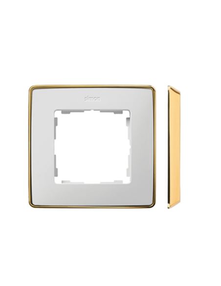 Simon Detail 82 Ramka poj.-met. podst. złota