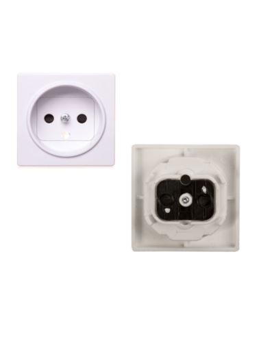 Simon 82 Pokrywa gniazda poj. z/u IP20 biała