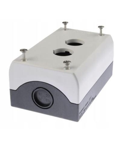 M22-I2 Obudowa kasety 2-otworowa 2mm szara IP67