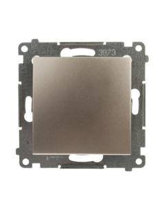 Simon54 Łącznik jednobiegunowy złoty mat