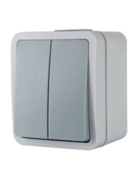 Przycisk podwójny natynkowy IP54