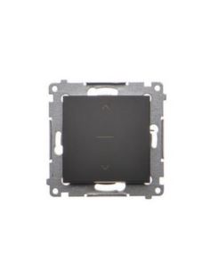 Simon54 Łącznik roletowy trójpoz. 1-0-2 czarny mat