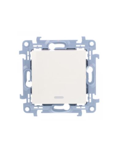 Simon10 Łącznik schod. podśw. LED 10AX IP20 biały