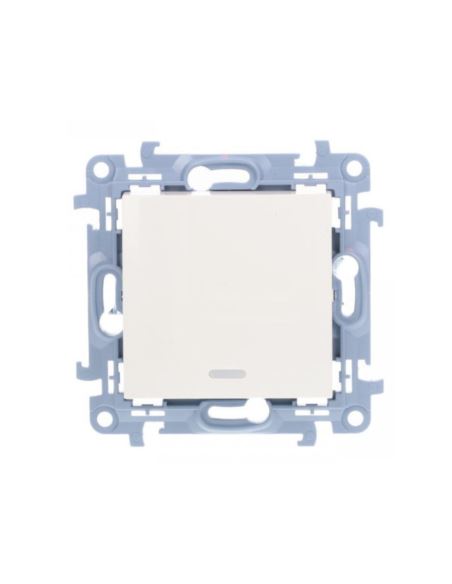 Simon10 Łącznik schod. podśw. LED 10AX IP20 biały