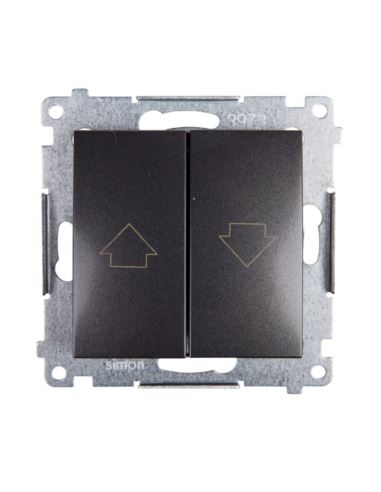 Simon54 wył. żaluzjowy z blok. el. równ.wł. antr.