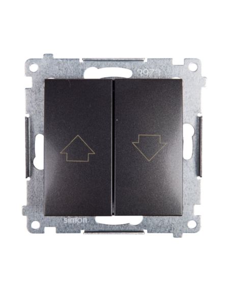 Simon54 wył. żaluzjowy z blok. el. równ.wł. antr.