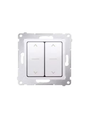 Simon54 Łącznik roletowy podwójny biały