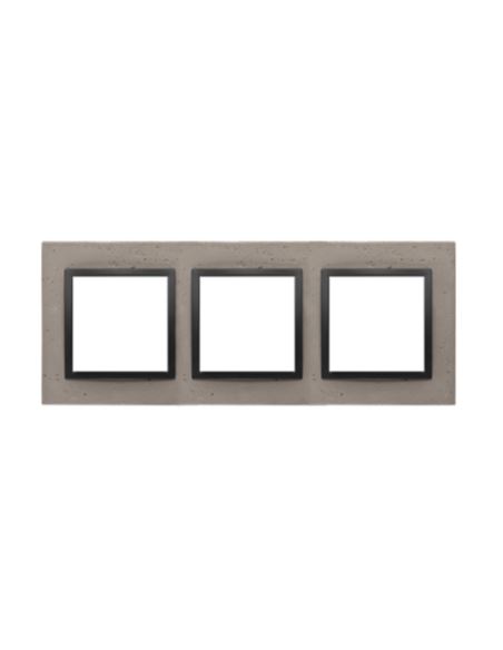 Simon54 Nature Ramka 3-krotna betonowa DRN3/98