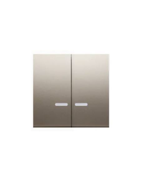 Simon54 Klawisz podwójny do łacznika złoty mat