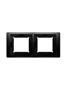 Simon Basic Neos Ramka podwójna czarna IP44