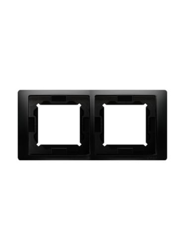 Simon Basic Neos Ramka podwójna czarna IP44