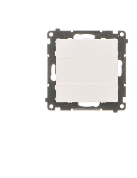 Simon55 Zaślepka ramki Biały mat