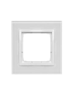 Simon 54 Nature Ramka poj. szkło BIAŁA PERŁA