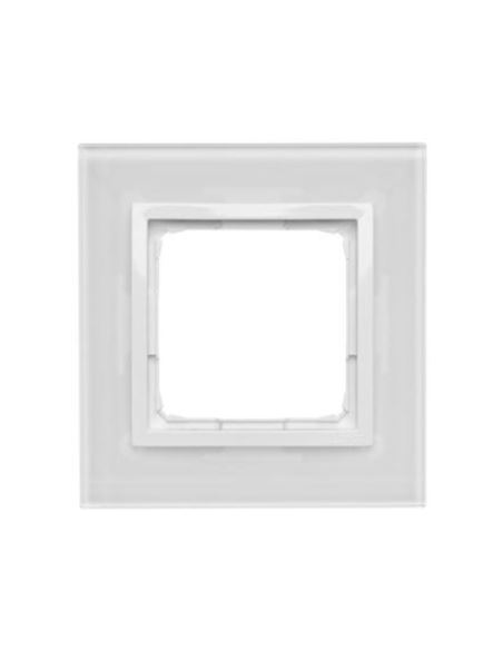 Simon 54 Nature Ramka poj. szkło BIAŁA PERŁA