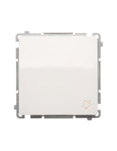 Simon Basic Przycisk dzwonek biały