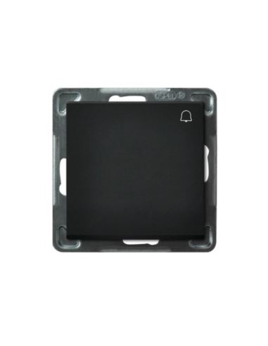 SONATA Przycisk dzwonek czany metalik