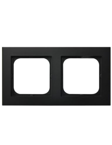 SONATA  Ramka podwójna czarny met