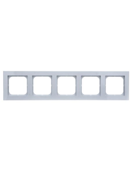 SONATA  Ramka pięciokrotna biały mat