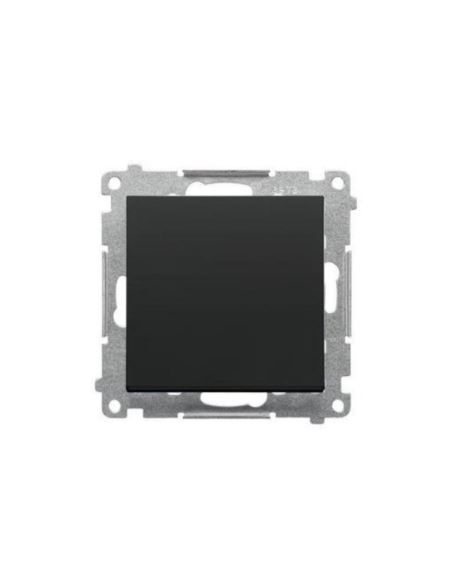 Simon55 łącznik jednobiegunowy czarny mat