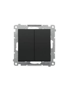 Simon55 Łącznik krzyżowy podwójny Czarny mat