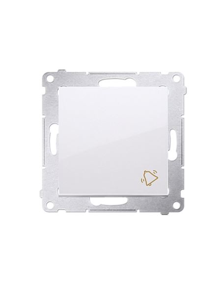 Simon54 Przycisk dzwonek biały