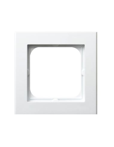 SONATA  Ramka pojedyńcza biały mat