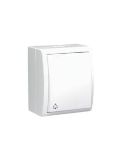 Gniazdo elektryczne AQUARIUS 2P+Z białe IP54