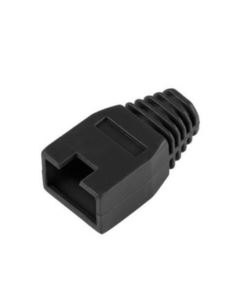 Osłona gumowa wtyku 8p8c RJ45 czarna